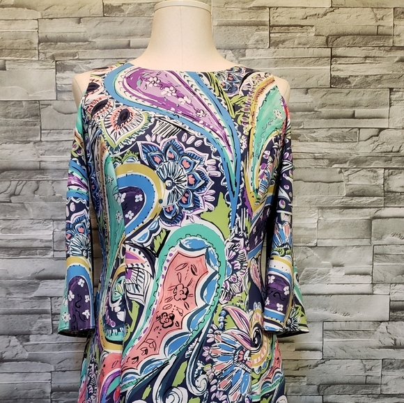 Nicole Miller abstract dress size 6 - Picture 5 of 16